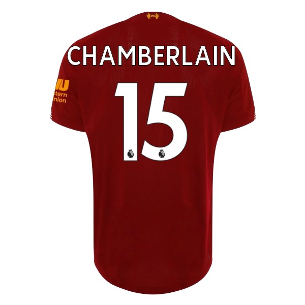 Camiseta Liverpool NO.15 Chamberlain Primera equipo 2019-20 Rojo